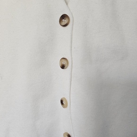 🤍 Sincerely Jules Cream Knit Vest - Clean Girl Minimalist Essential | Size M - Picture 5 of 11